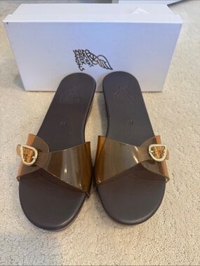 Ancient Greek Sandals Women's Amber Slide Sandals size 41/ 10 new